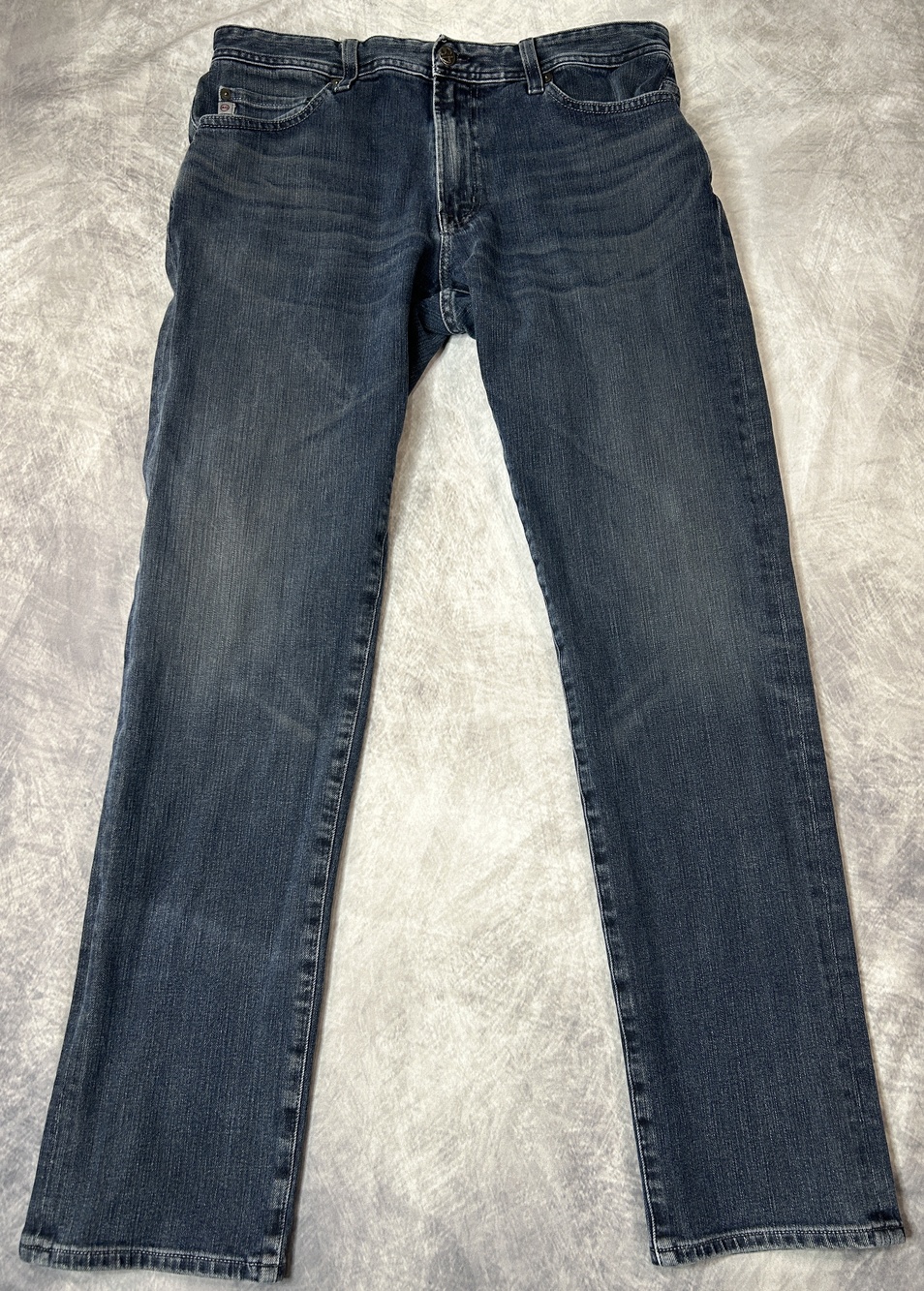 AG Adriano Goldschmied Tellis Jeans Mens 34x32 Blue Modern Slim Japan Fabric